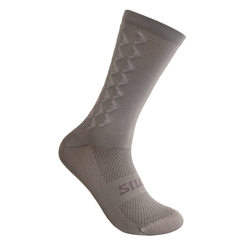 AERO Tall Gray | anti bacterial | comfortable | knit socks | soft | odor free | moisture control