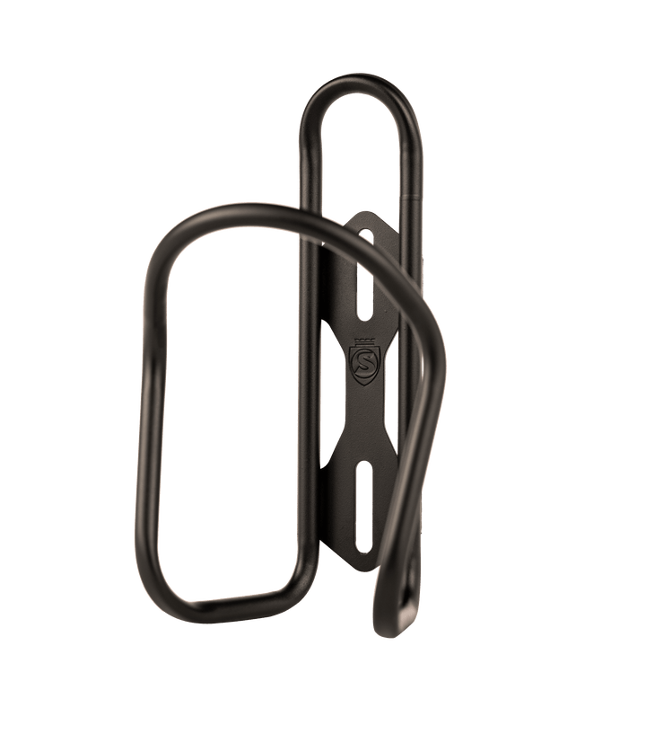 SICURO TITANIUM BOTTLE CAGE- BLACK Cerakote | silca titanium bottle cage | titanium bottle cage | titanium water bottle cage | water bottle cages | bottle cages | water cage | bike water bottle cage | bike cage | bike bottle cage