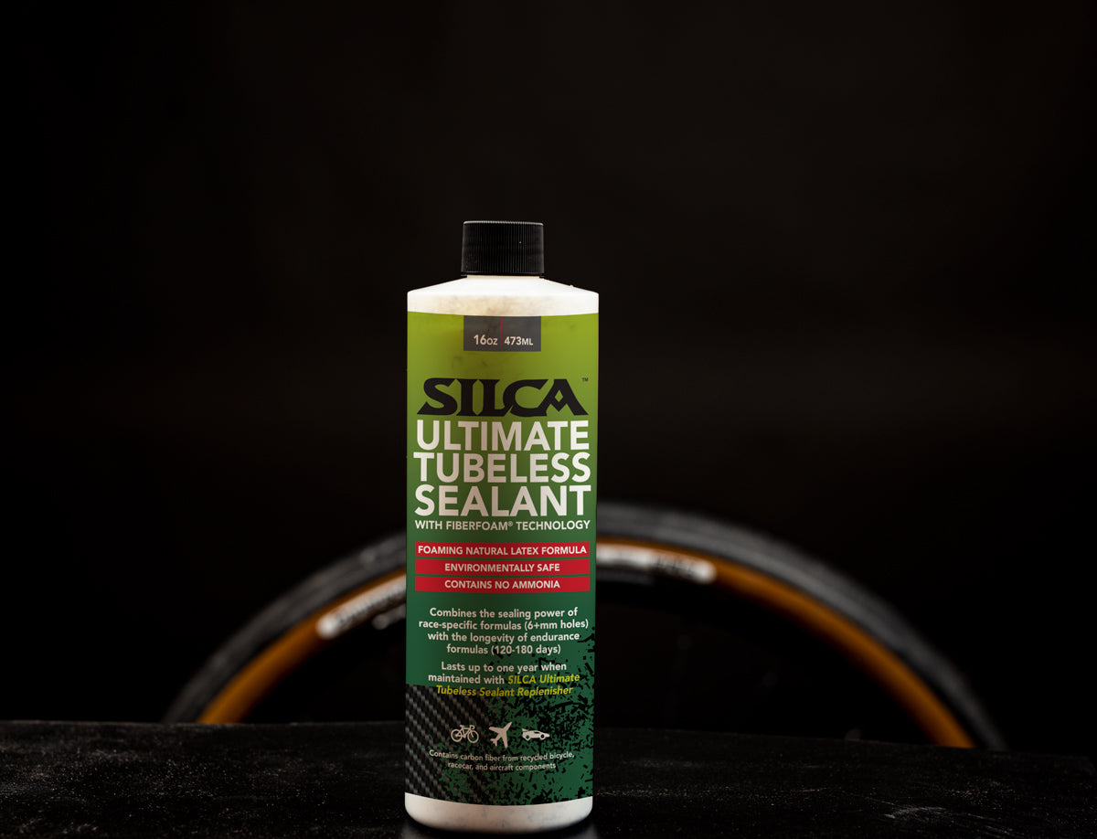 Scellant Pour Pneu Tubeless SILCA - Mastic Ultime Avec Fibres - 16 Oz