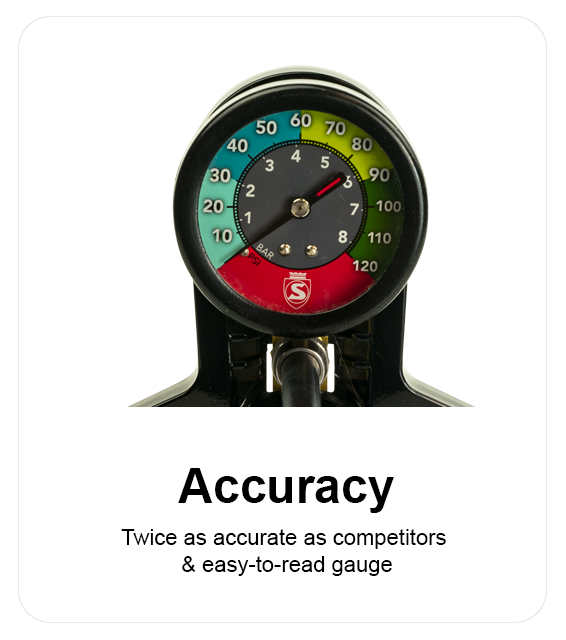 Pista Plus Floor Pump SILCA