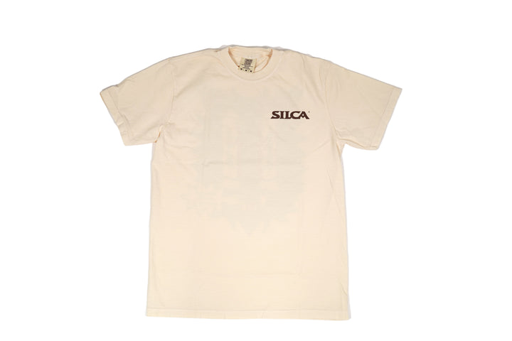 Beige t-shirt with &