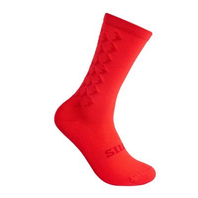 AERO Tall Red | anti bacterial | comfortable | knit socks | soft | odor free | moisture control