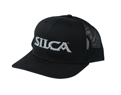 SILCA Hat Black w/Silver 3D Logo