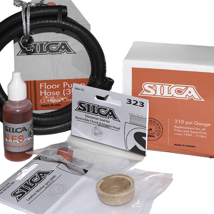 Classic SILCA Rebuild Kit (323 Gasket) - SILCA | gasket | synthetic elastic base | tire pressure | bike pressure | tire pressure calculator | silca calculator | silca pro pressure | clamps | pressure gauge | piston gasket | lube | seal | leather washer 