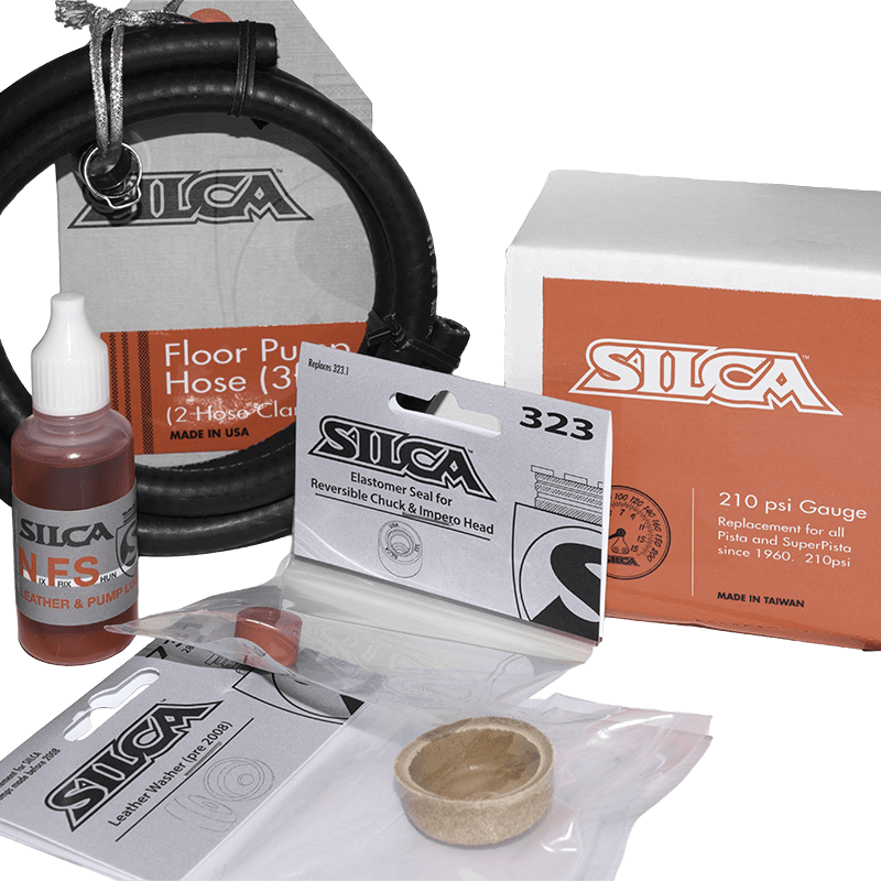 Classic SILCA Rebuild Kit (323 Gasket) - SILCA | gasket | synthetic elastic base | tire pressure | bike pressure | tire pressure calculator | silca calculator | silca pro pressure | clamps | pressure gauge | piston gasket | lube | seal | leather washer 