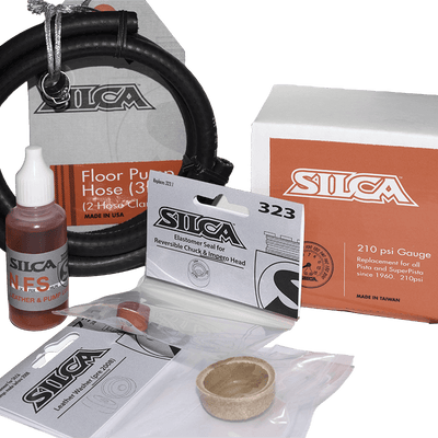 Classic SILCA Rebuild Kit (323 Gasket) - SILCA | gasket | synthetic elastic base | tire pressure | bike pressure | tire pressure calculator | silca calculator | silca pro pressure | clamps | pressure gauge | piston gasket | lube | seal | leather washer 