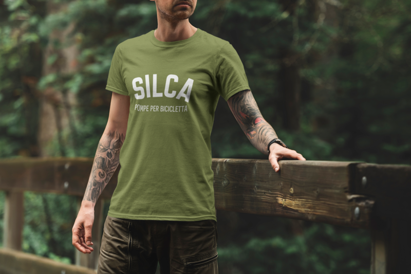 SILCA Olive Pompe Bicicletta T-Shirt